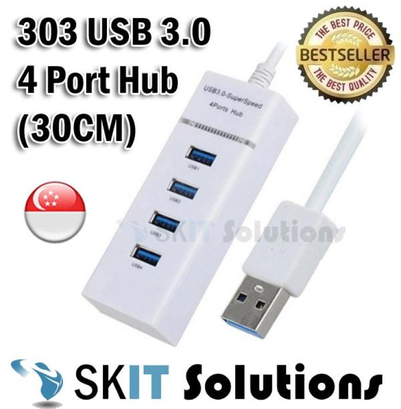 4 Port USB 3.0 High Speed Super USB3.0 4-Port Hub (30CM)