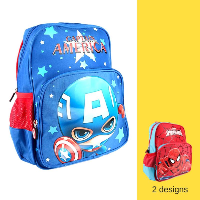 Nursery Kids School Bag Captain America Spiderman