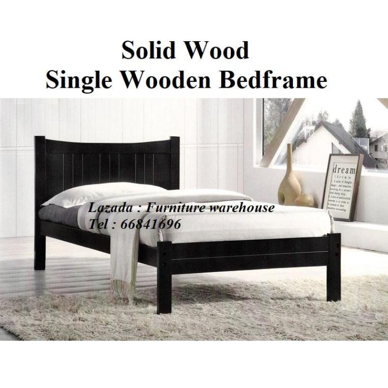 Fiona Single Wooden Bedframe - By Furniture warehouse