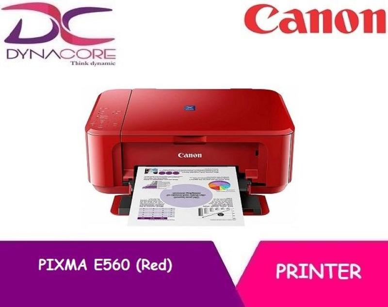 Canon PIXMA E560 (Red) Wireless Ink Efficient Colour Printer Singapore