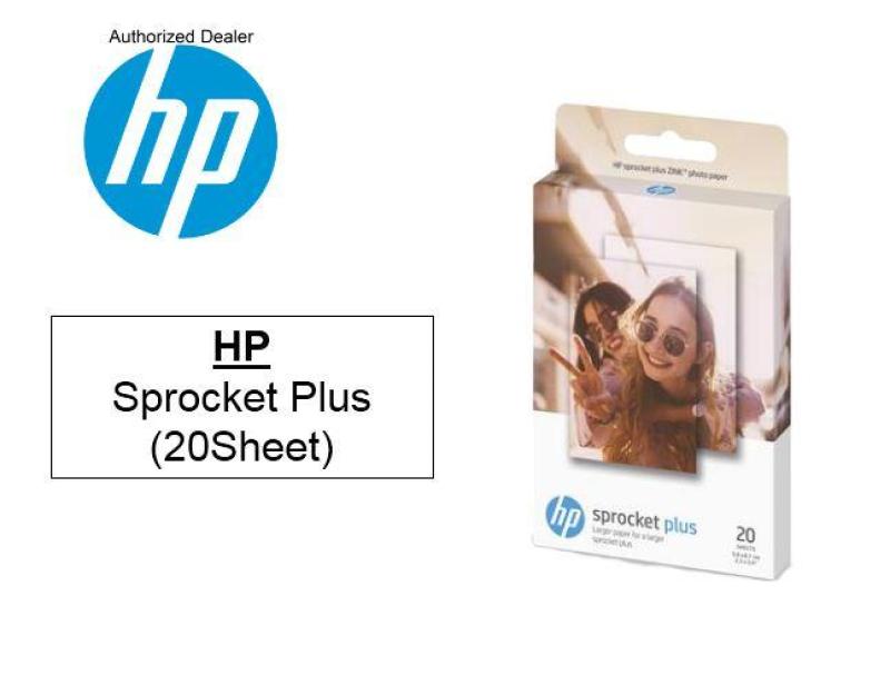HP Original (20 sheets) Sprocket Plus Photo Paper 20 Sticky backed sheets (2.3 X 3.4inch) ZINK PAPER (20 Sheet) Sprocket Plus Singapore
