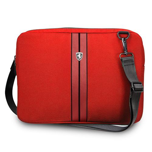 FERRARI URBAN COLLECTION - COMPUTER SLEEVE 15 WITH STRAP - RED