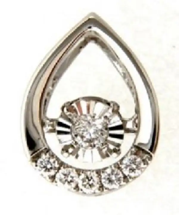 TAKA Jewellery Dancing Forever Diamond Pendant (18K White Gold)