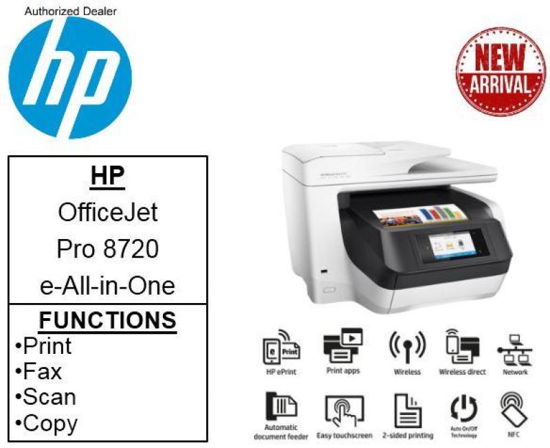 HP OfficeJet Pro 8720 AIO Printer ** Free $50 Capita Voucher Till 31 January 2019 ** D9L19A Singapore