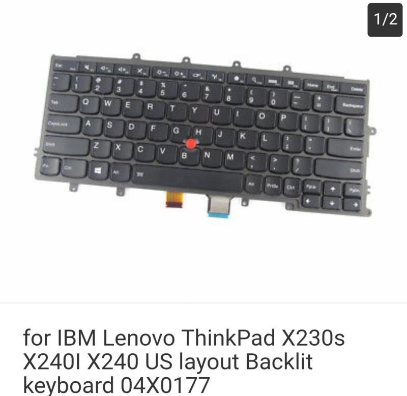 for IBM Lenovo ThinkPad X230s X240I X240 US layout Backlit keyboard 04X0177