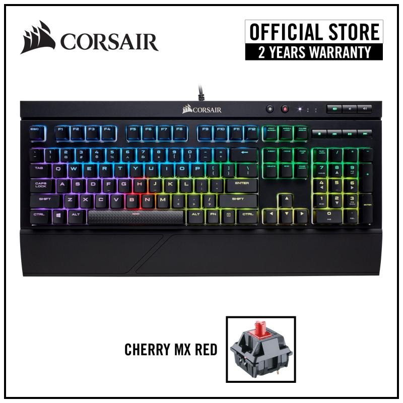 Corsair Gaming K68 RGB Mechanical Gaming Keyboard IP32 Spill Resistant - Cherry MX Red RGB Singapore