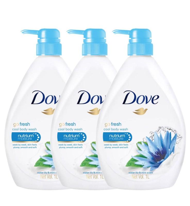 Buy (BUNDLE OF 3) DOVE GO FRESH COOL BODY WASH 1L Singapore