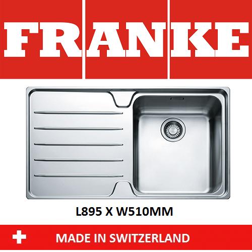 Franke Lsx 611 Stainless Steel Kitchen Sink With Waste Bottle Trap