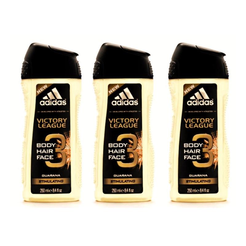 Buy ADIDAS 3 IN 1 SHOWER GEL VICTORY LEAGUE 250ML x 3 QTY Singapore
