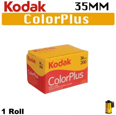 1 Roll Kodak 35mm Colorplus Color Plus 200 Negative Roll Film 36 Exposure