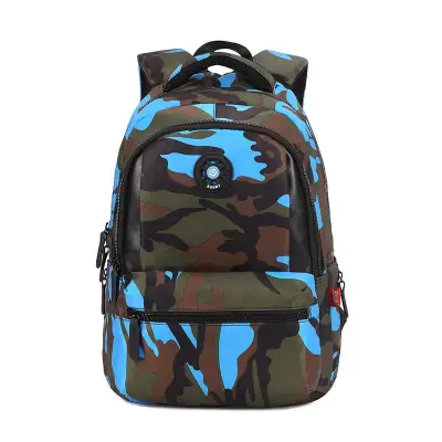 Waterproof Camouflage Boys Backpack for School Kids Backpack School Bags Bookbags