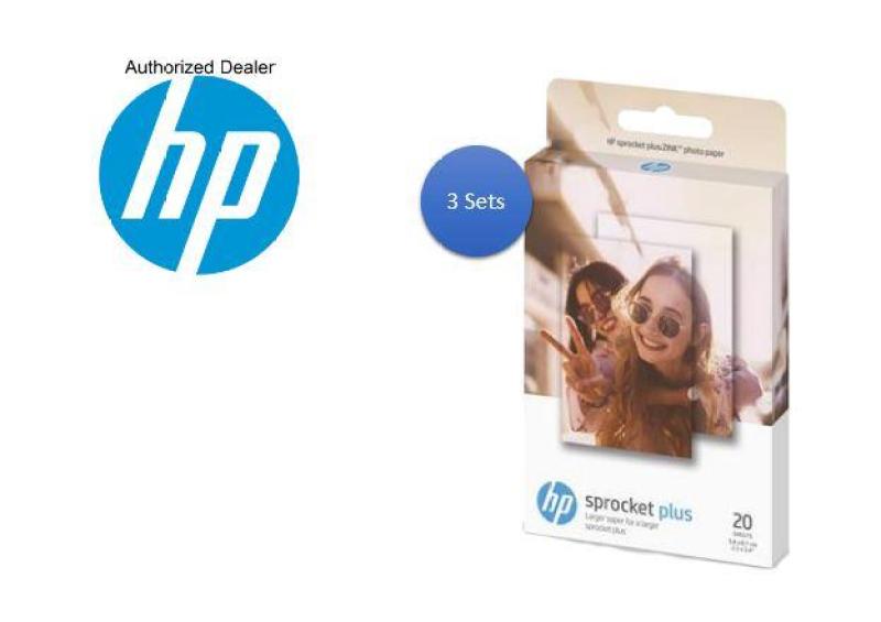 HP 20 SHEET SPROCKET PLUS 2.3 X 3.4 ZINK PAPER (3 Sets = 60 Sheet) Sprocket Plus Singapore