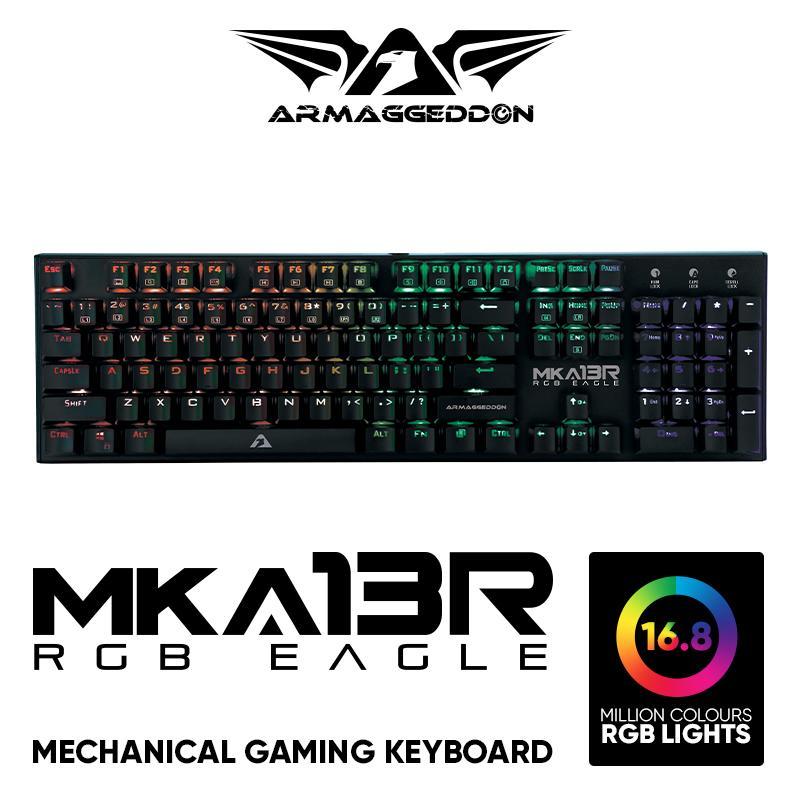 Fully Macro-able™ RGB Gaming Keyboard MKA-13R Armaggeddon Singapore