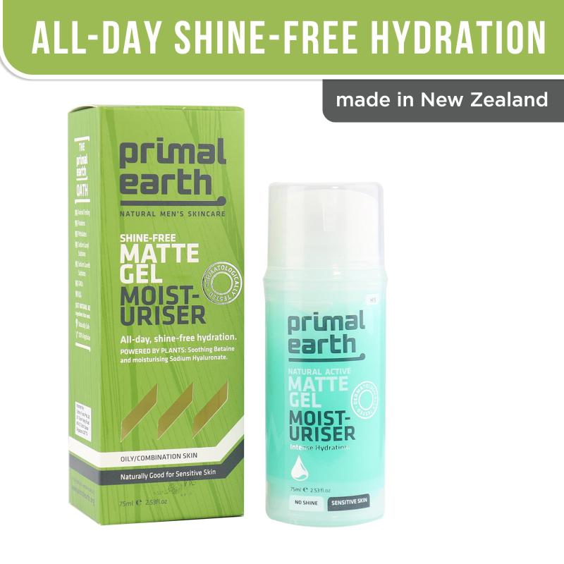 Buy Primal Earth Shine-Free Matte Gel Moisturiser 75ml Singapore