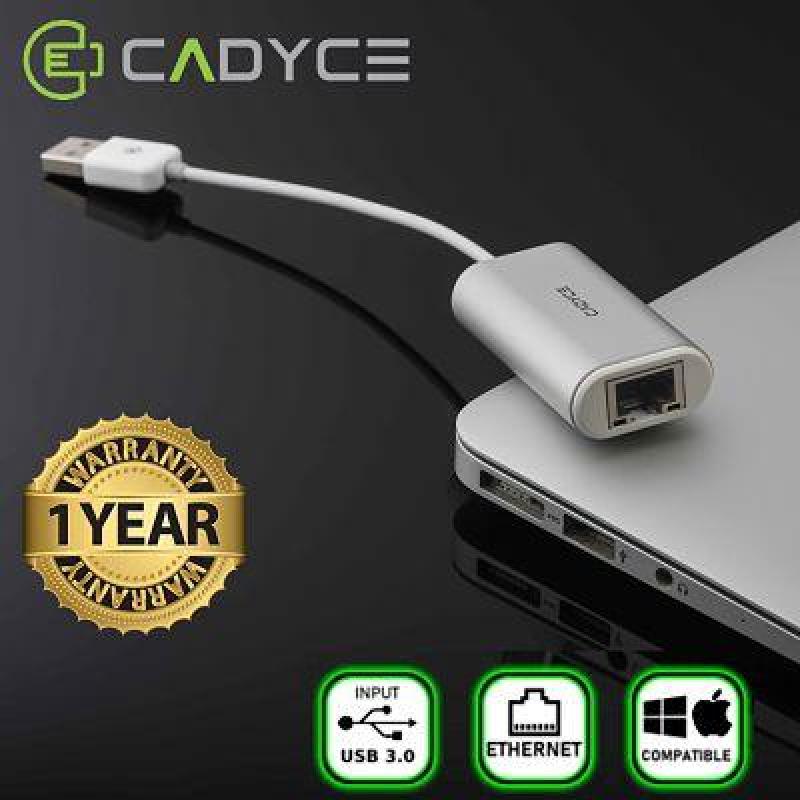 CADYCE USB 3.0 to Gigabit Ethernet Adapter( Supports Mac O/S)