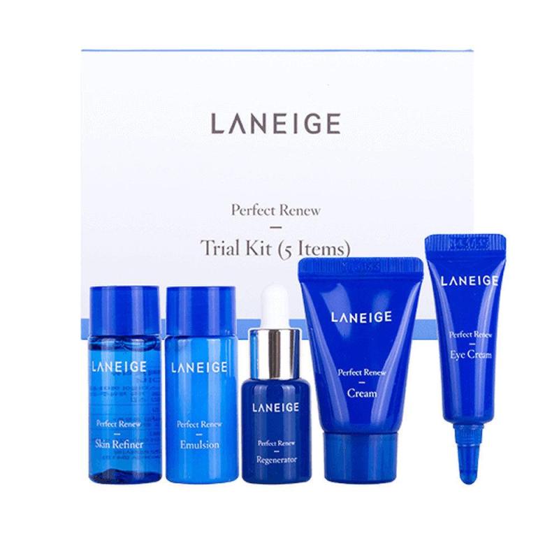 Buy Laneige Perfect Renew Trial Kit (5 items) - MissDewy Singapore