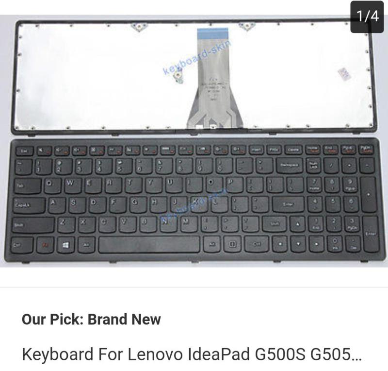 Keyboard For Lenovo IdeaPad G500S G505S G510S S510 S510P 25211020 MP-12U73US-686