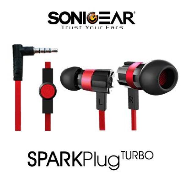 SonicGear SparkPlug Turbo Earphones with Built-In Mic Singapore