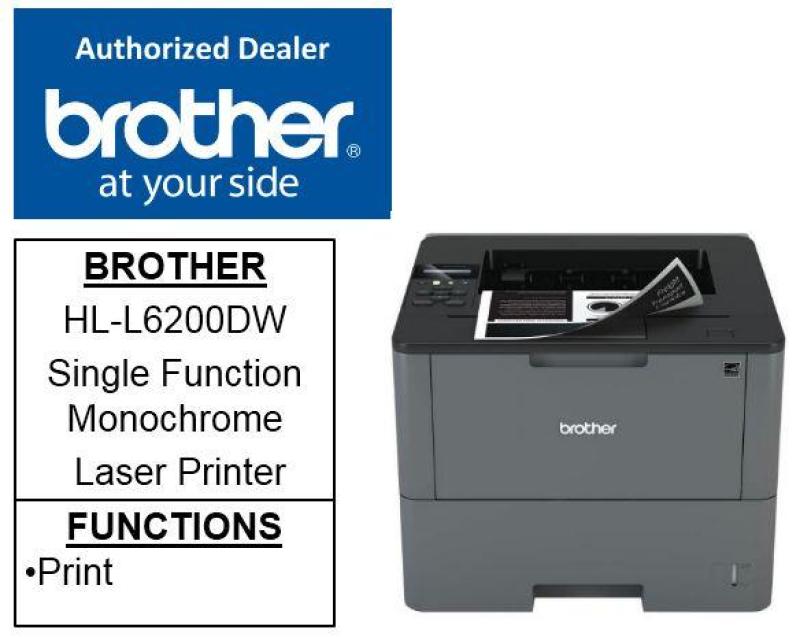 Brother HL-L6200DW Single Function Monochrome Laser Printer HLL6200DW L6200DW L6200 DW 6200DW Singapore