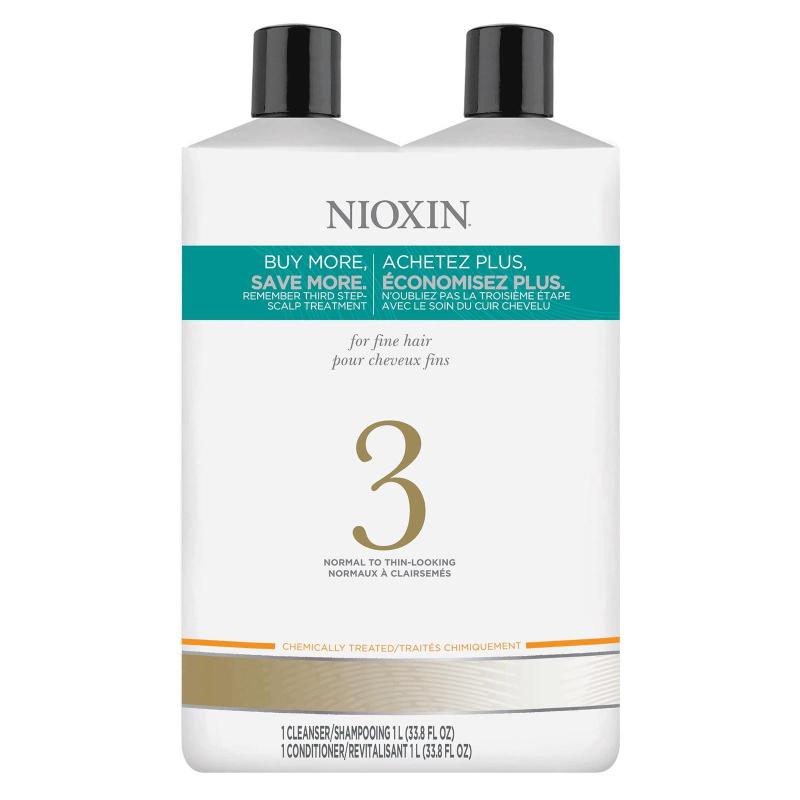 Buy Nioxin System 3 Cleanser Shampoo 1000ml + Conditioner 1000ml Singapore