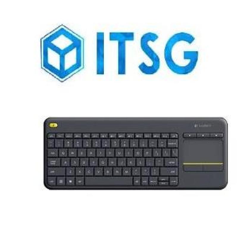 LOGITECH K400 PLUS WL TOUCH KEYBOARD (BLACK) (1Y) Singapore