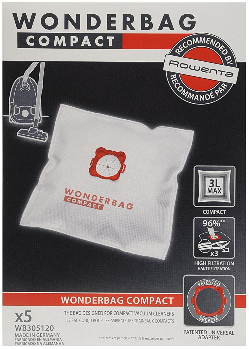 Buy TEFAL Rowenta Wonderbag Universal Original Vacuum Bag WB4061 2024  Online