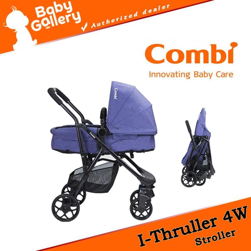 Combi I-Thruller 4W Stroller Navy Blue Singapore