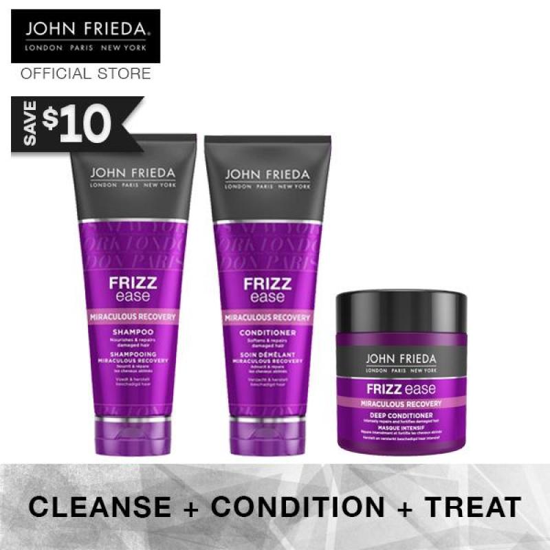 Buy Bundle - John Frieda Frizz Ease Miraculous Recovery Complete Set 2 (+ Deep Conditioner) Singapore