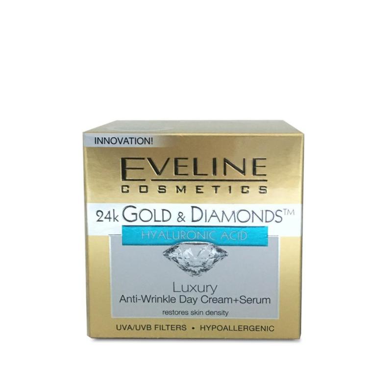 Buy Eveline 24k Gold & Diamonds Anti Wrinkle Day Cream + Serum Singapore