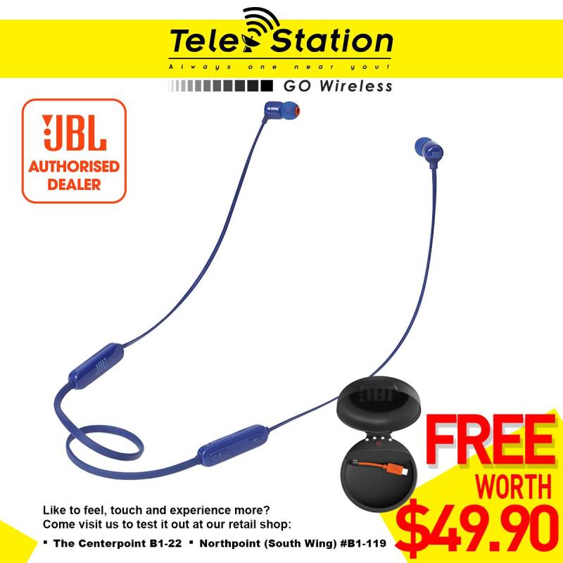 JBL T110BT Wireless In-Ear Headphones with FREE Charging Case worth $49.90 Singapore