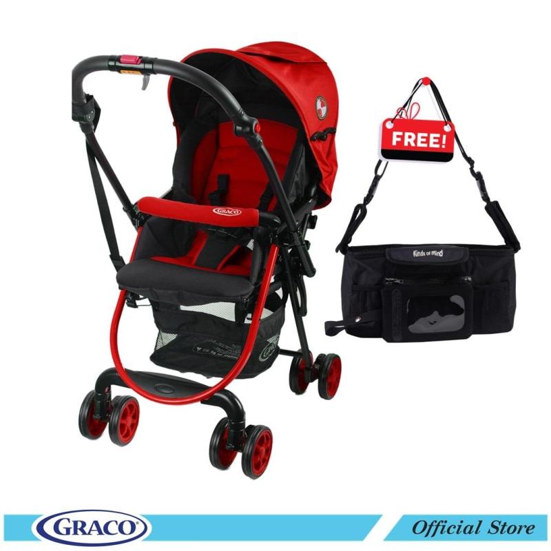 Graco Citilite R(Red Poppy) FREE Kinds Of Mind Stroller Organizer Cup With Holder Singapore