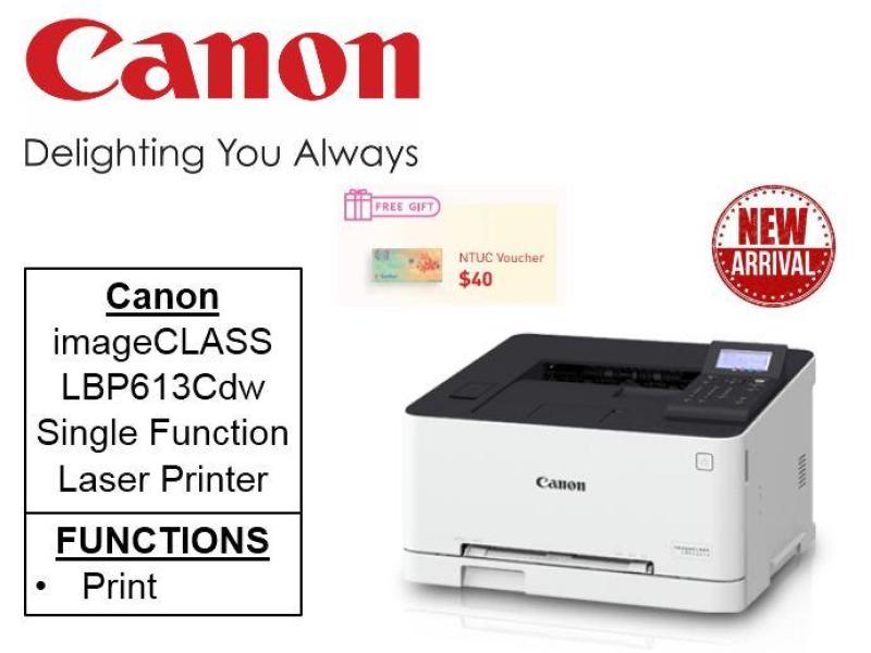Canon imageCLASS LBP613Cdw ** Free $40 NTUC Voucher Till 24th Feb 2019 ** lbp613 613cdw lbp 613 cdw Singapore