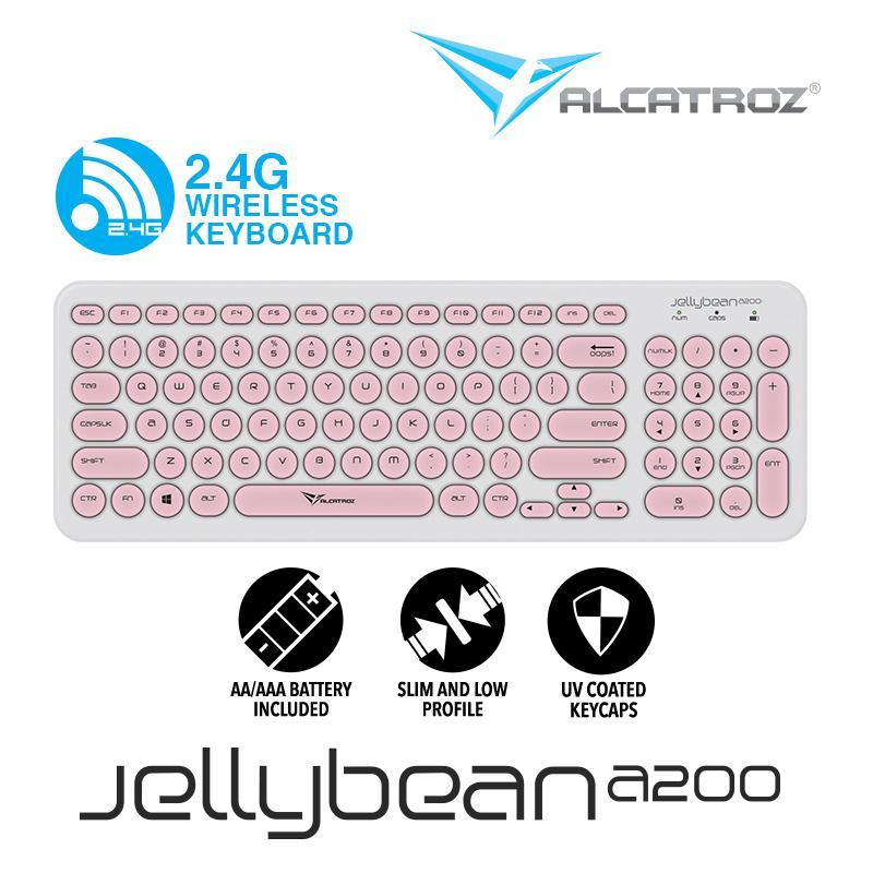Alcatroz 2.4G Wireless keyboard JellyBean A200 Singapore