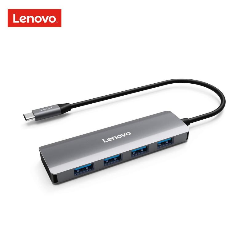 Lenovo USB C Hub, 4-Port USBC to USB 3.0 Adapter, Ultra Slim USB C Data Hub for MacBook Pro 2017 iMac, Google ChromeBook Pixelbook, XPS, Samsung S9, S8 & More USB Type C Devices