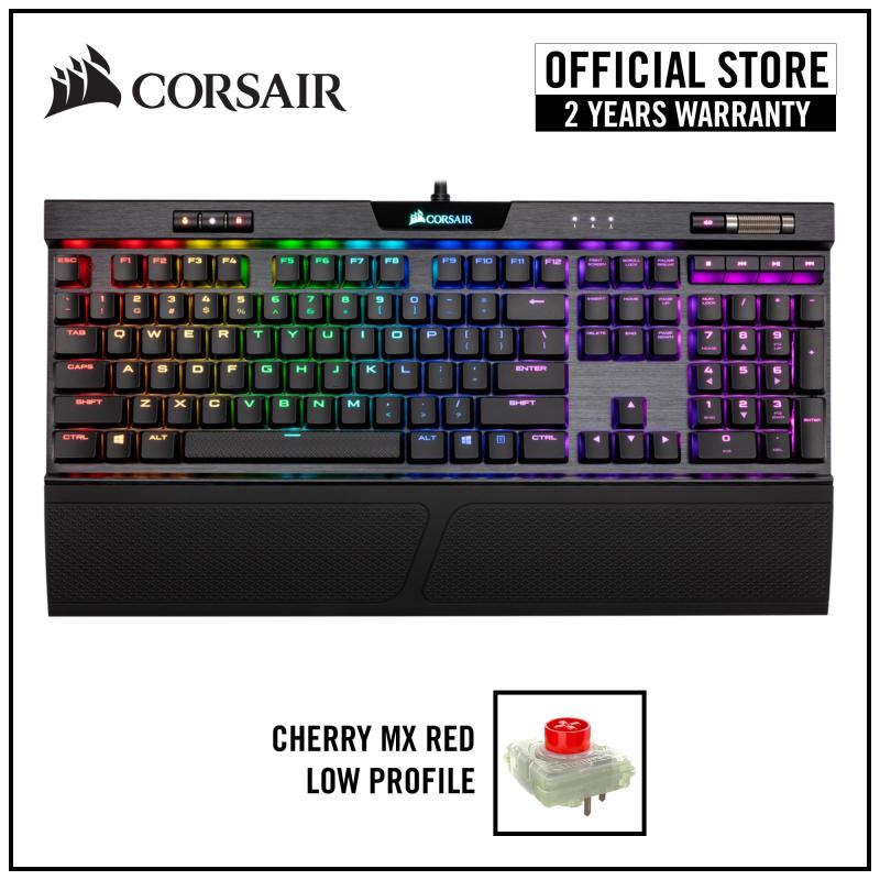 Corsair K70 RGB MK.2 Low Profile Mechanical Gaming Keyboard - Cherry MX Low Profile Red RGB Singapore