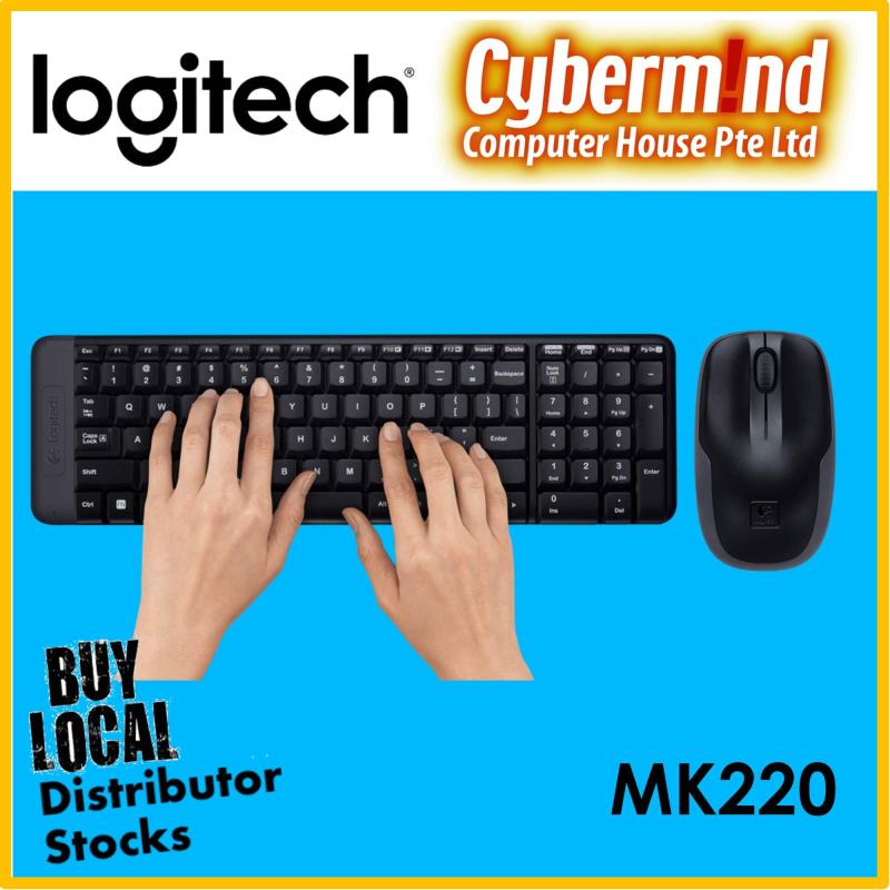 (Popular Choice!) Logitech MK220 Wireless Combo (Keyboard and Mouse) (Local Distributor Stocks) Singapore