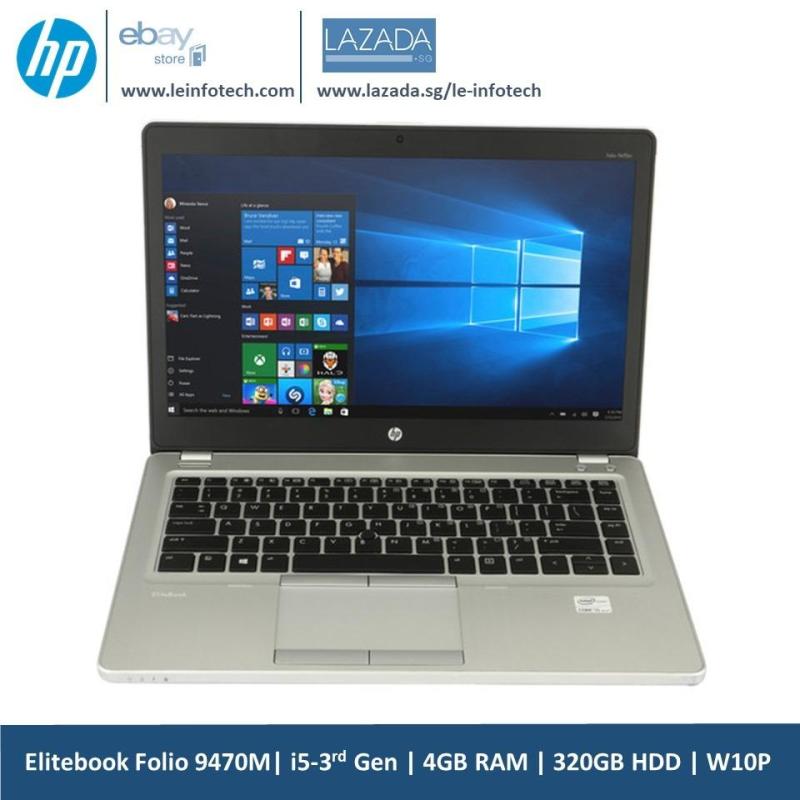 HP14in EliteBook Folio 9470m Notebook Computer i5-3427U 4GB RAM 320GB HDD Win 10 Pro 30 days warranty Used