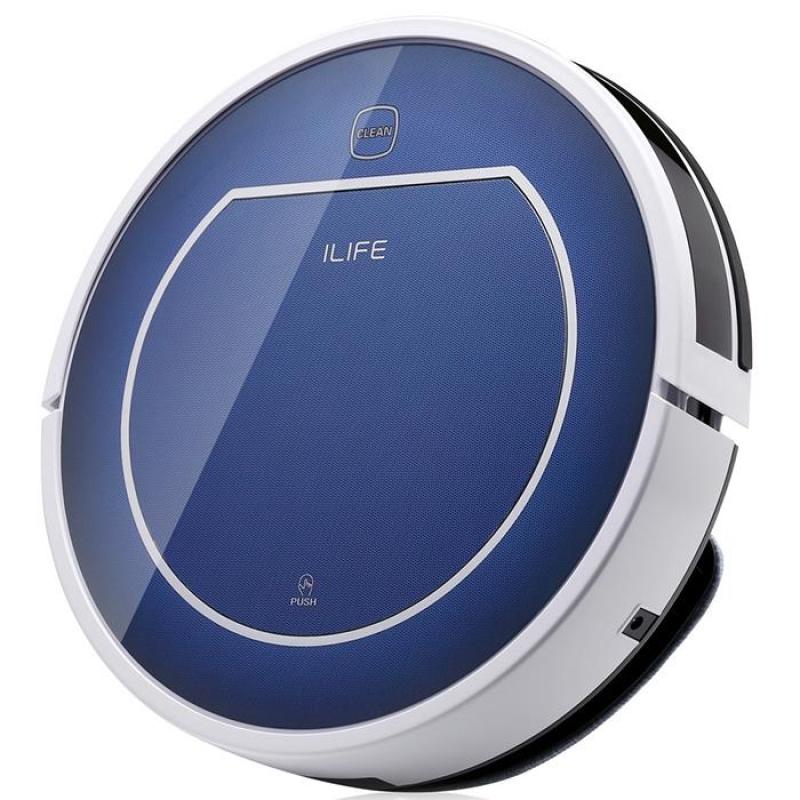 ILIFE V7 Smart Mute Sweeping Robot Automatic Rechargeable Vacuum Cleaner Remote Controlled Dust Cleaning Singapore