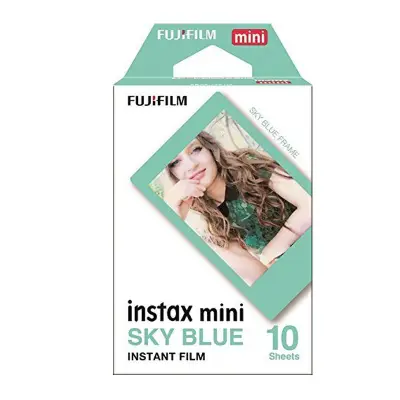 Fujifilm Instax Mini Sky Blue Instant Films - 10 Sheets