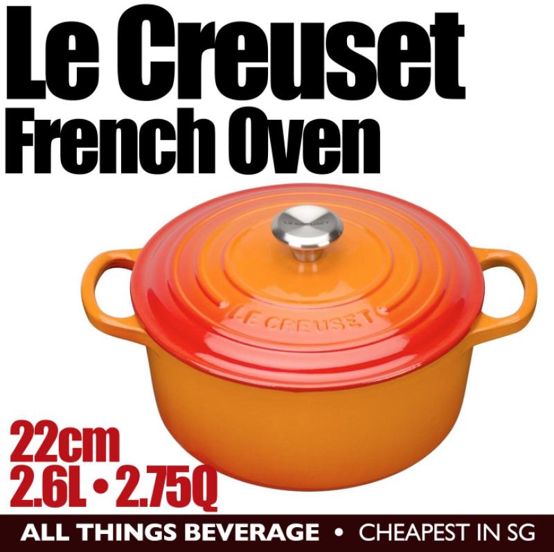 Le Creuset Cast Iron 22cm Round Casserole French Oven Singapore