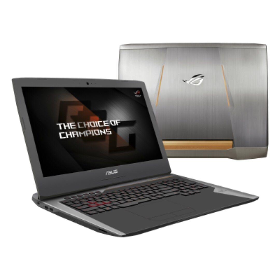 Asus G752VL-GC097T Gaming Laptop i7-6700HQ Win 10 64 bit 17.3LED Back-lit FHD 1920x1080 SATA 1TB 2GB DDR5Â Â NV GTX 965M Optical Drive