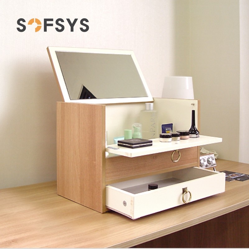 Portable Tabletop Dressing Table Makeup Cosmetic Organizer With Portable Tabletop Dressing Table Makeup