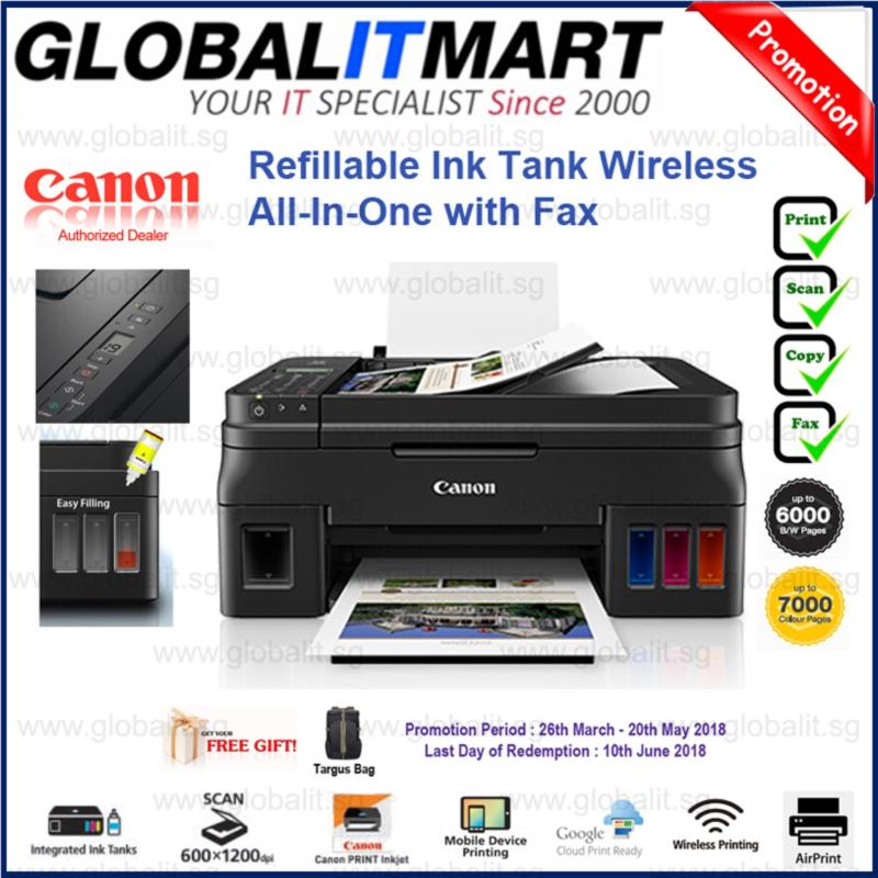 Canon Pixma G4010 NEW! Refillable Ink Tank Wireless All-In-One with Fax High Volume Printing Singapore