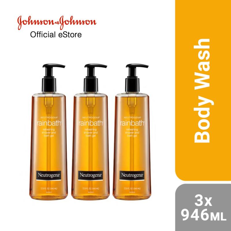 Buy Neutrogena Rainbath Refreshing Shower and Bath Gel 946ml x 3pcs Singapore