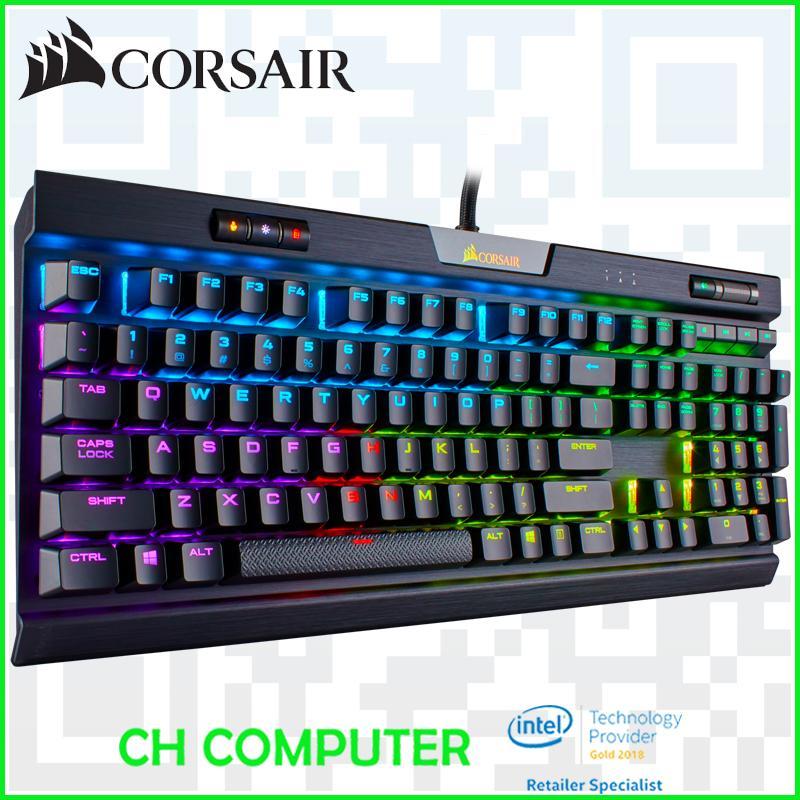 CORSAIR K70 RGB MK.2 Mechanical Gaming Keyboard - Cherry MX Red Singapore