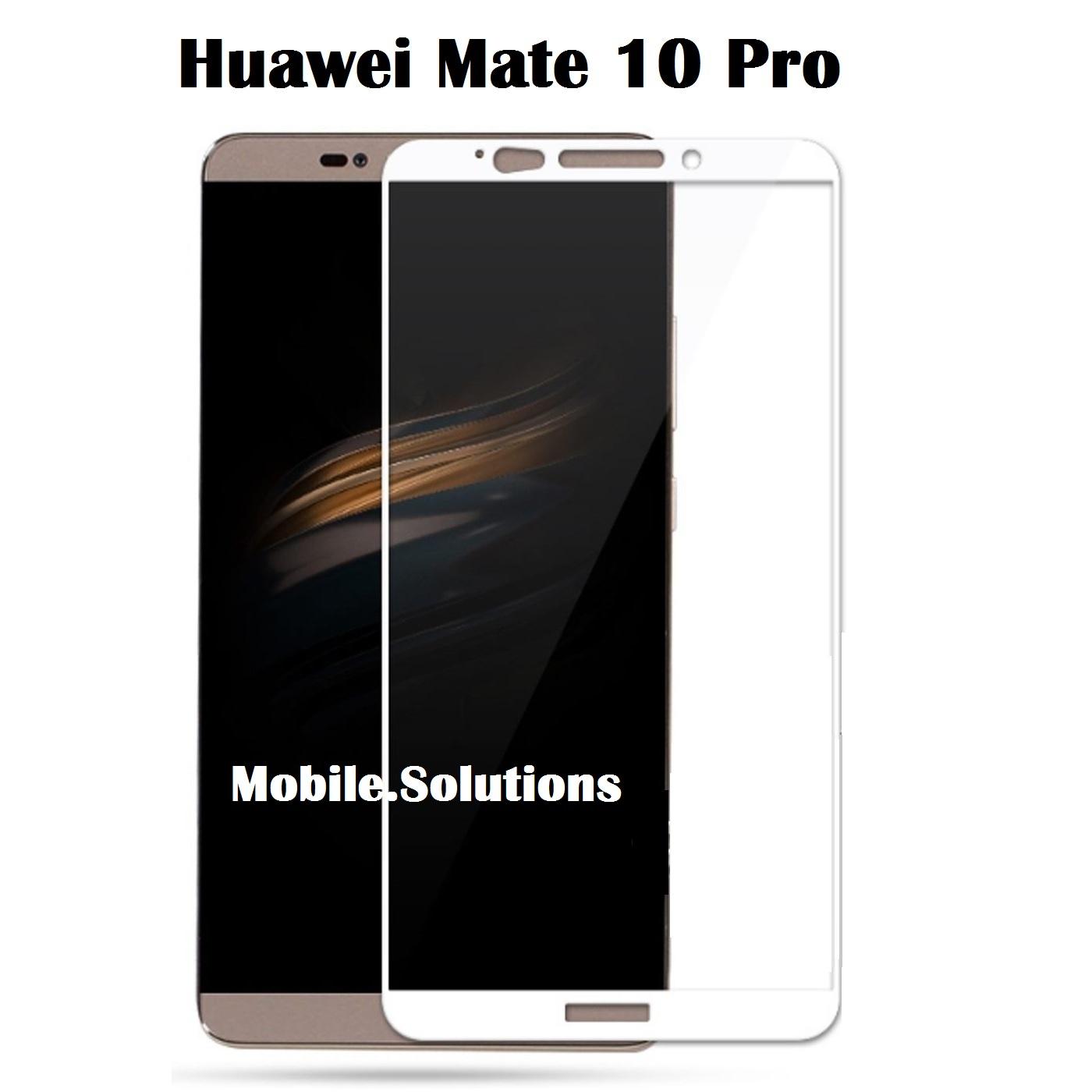 Buy Tempered Glass Screen Protectors Huawei Mate 10 Pro Full Coverage Tempered Glass Screen Protector White