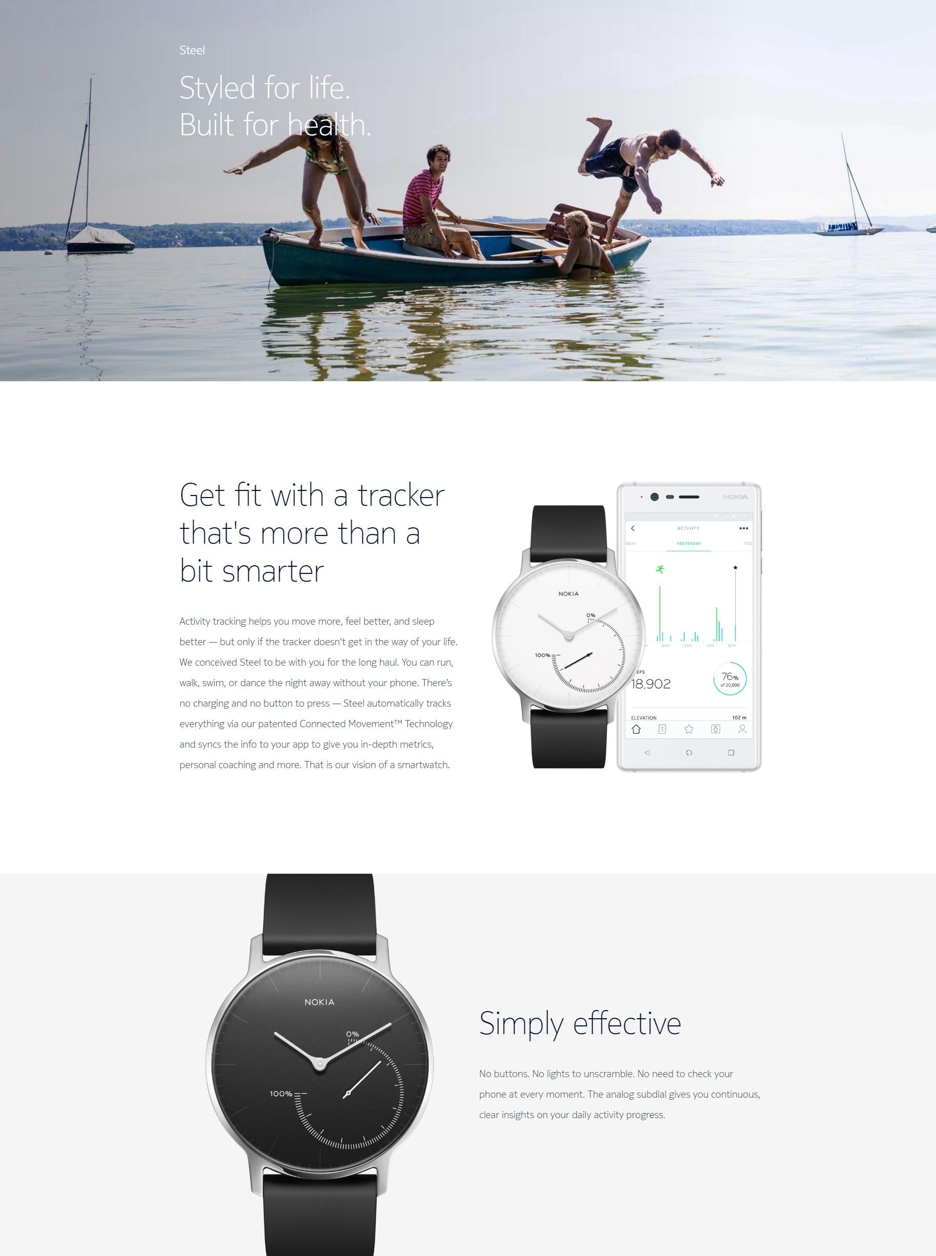 nokia sleep and activity watch