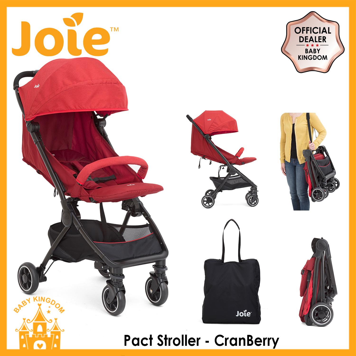 joie pact stroller cranberry