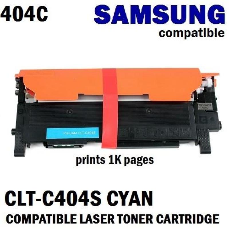 Samsung CLT-C404S  Cyan Compatible  Laser Toner Cartridge (Prints  1K Pages) Singapore