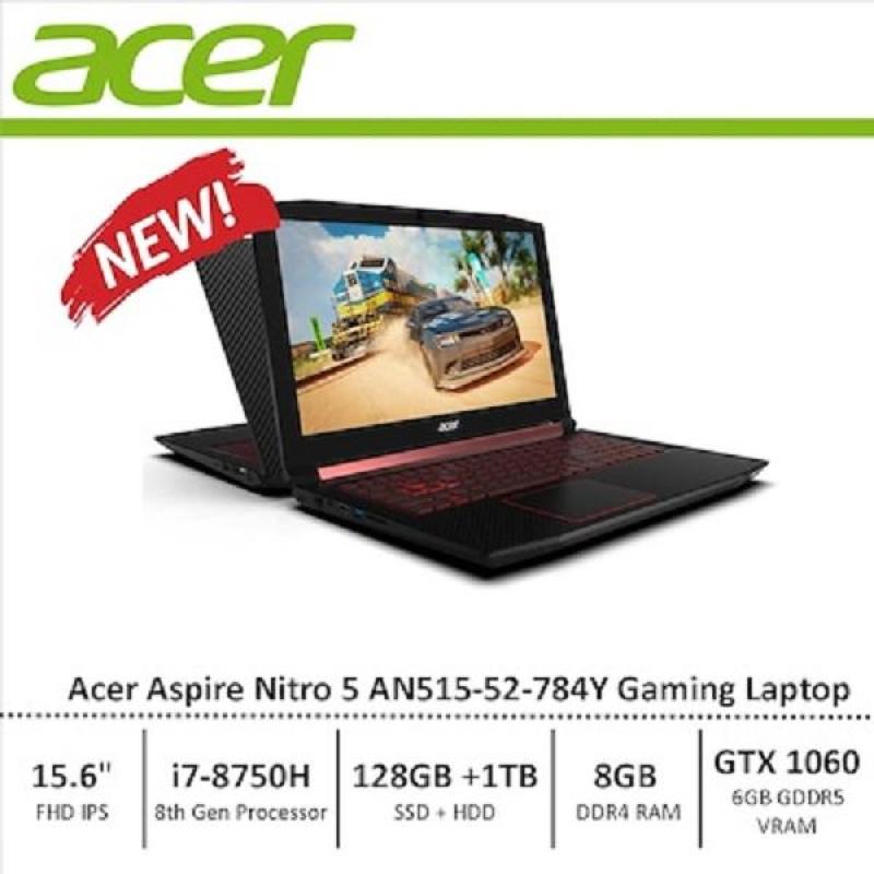 Acer AN515-52-784Y Nitro 5 15.6INCH FHD i7-8750H 8GB DDR4 128GB SSD + 1TB HDD Nvidia GTX1060 W10